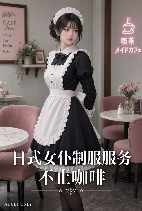 日式女仆制服服务不止咖啡