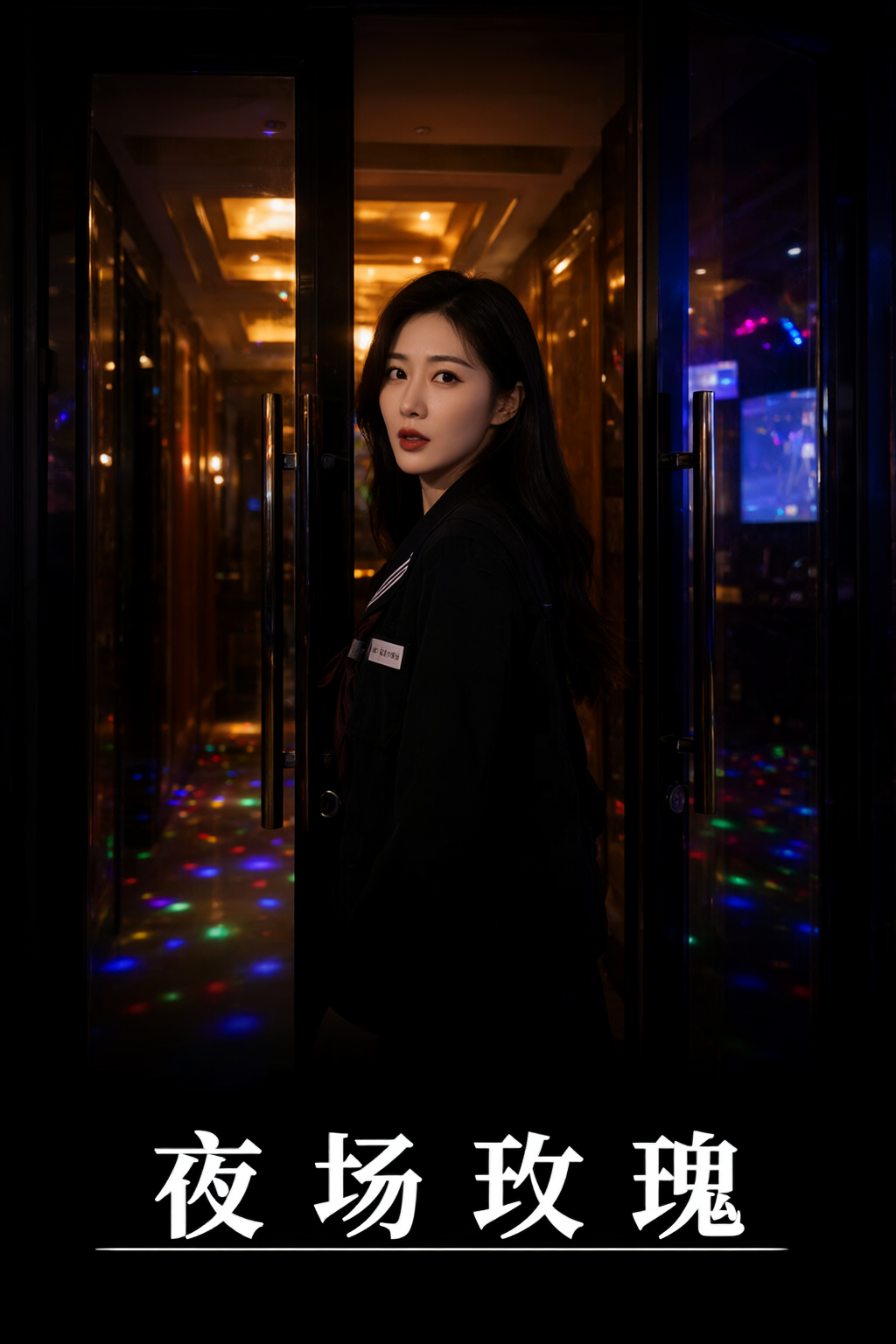夜场玫瑰海报